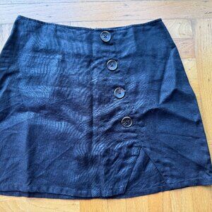 Reformation Linen Mini Skirt